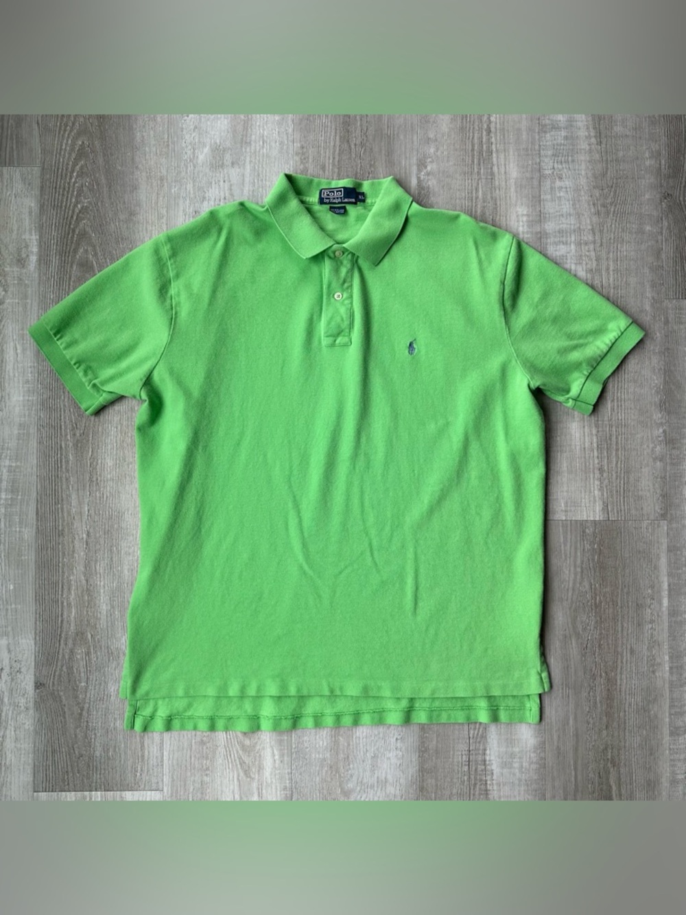 Polo by Ralph Lauren Green Polo Shirt with Embroidered Pony